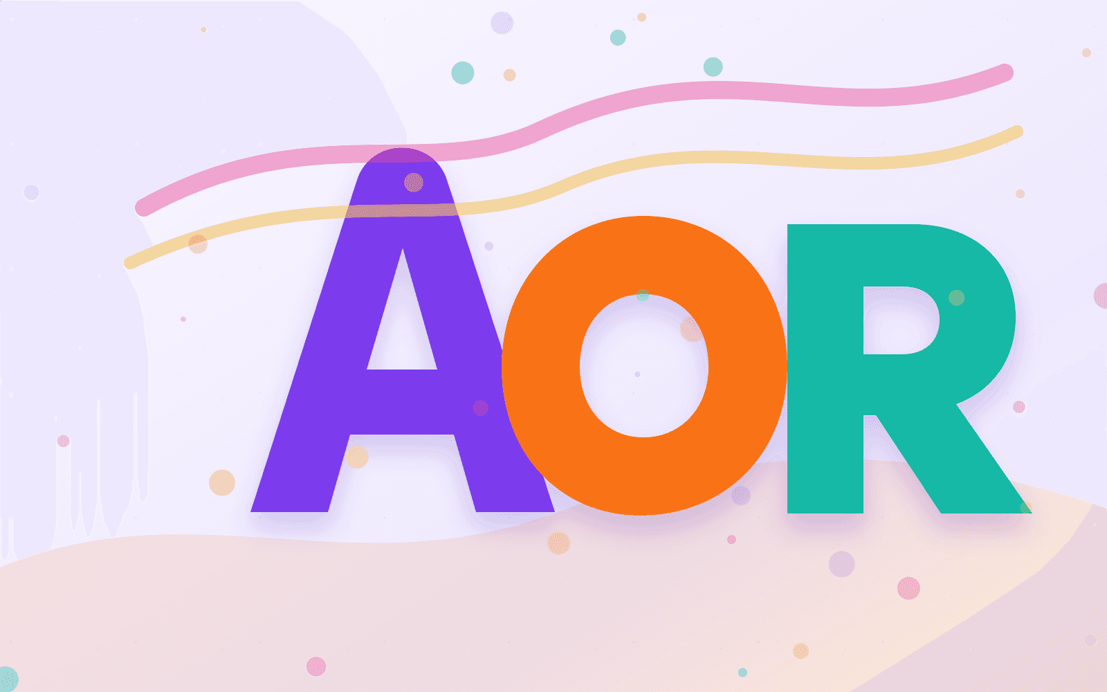 Large colorful 3D letters for Art Studio